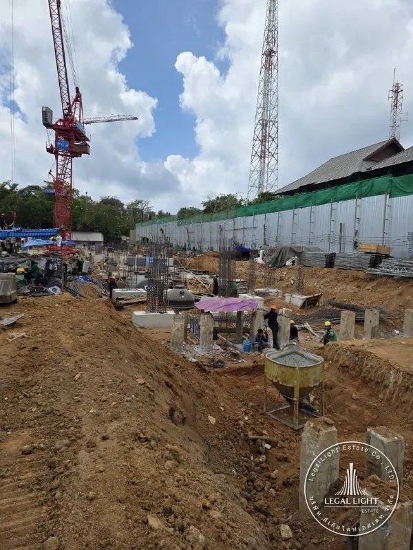 The Title Adora Rawai construction