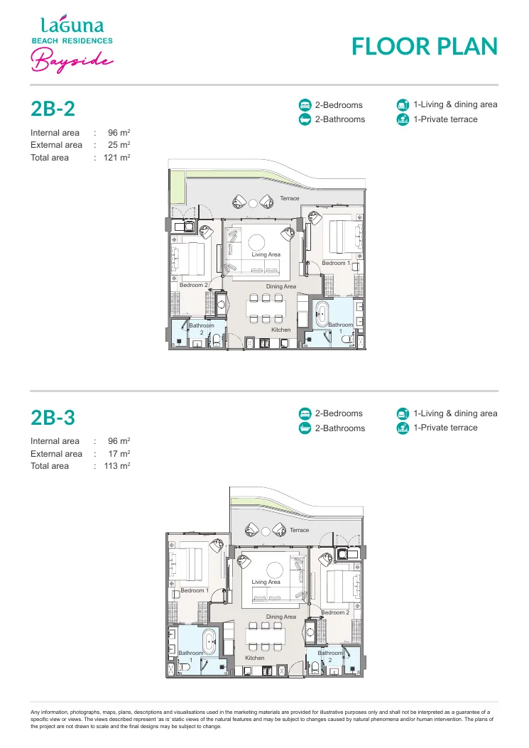 Laguna Beach Residences Bayside plan