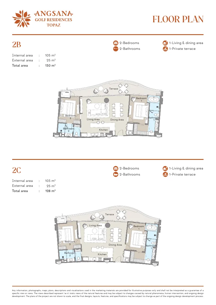 Angsana Golf Residences Topaz plan