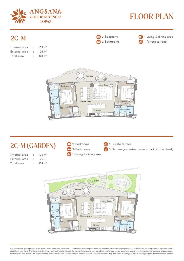 Angsana Golf Residences Topaz plan