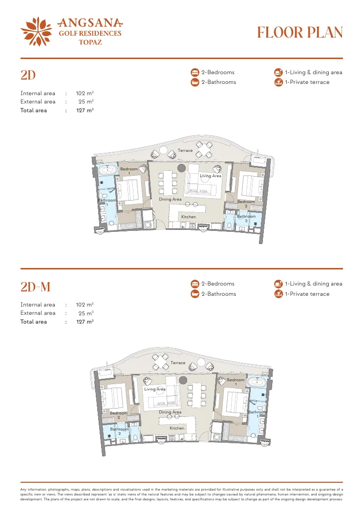 Angsana Golf Residences Topaz plan
