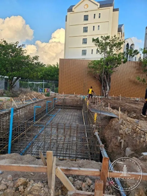 The Title Villa Estella Nai Yang construction