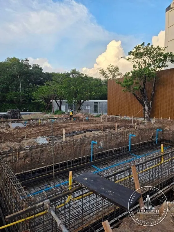 The Title Villa Estella Nai Yang construction