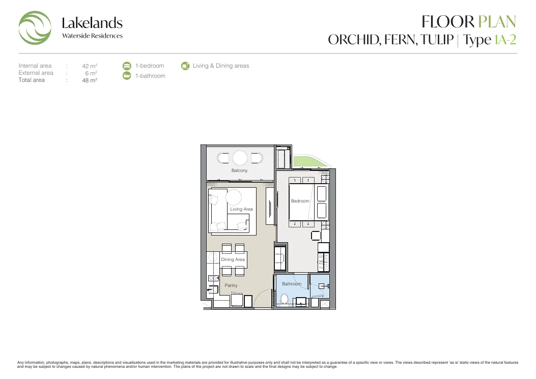 Laguna Lakelands Waterside Residences plan