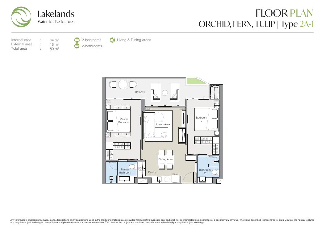 Laguna Lakelands Waterside Residences plan